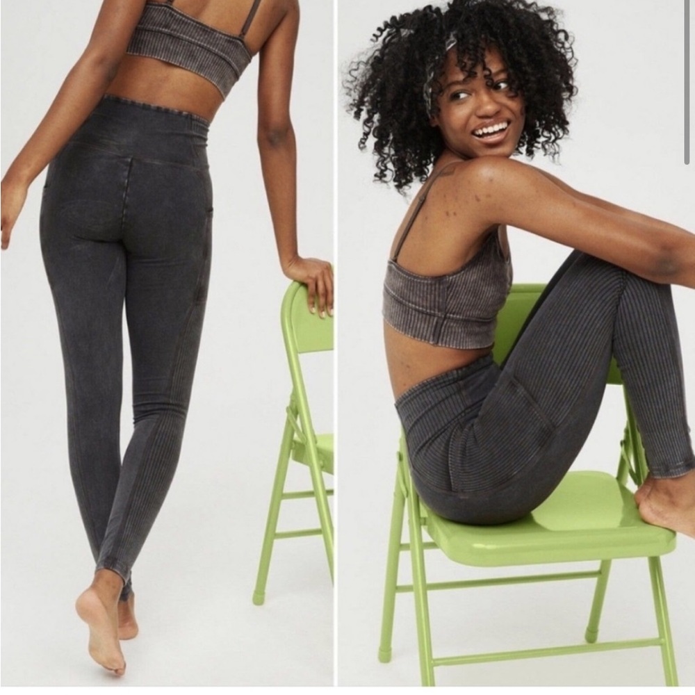 Offline by Aerie Acid Wash Ribbed Legging